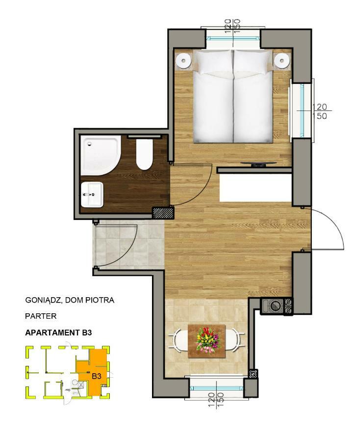 Apartmán Dom Piotra Goniadz Exteriér fotografie